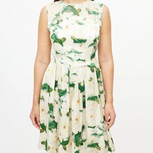 ERDEM Floral Midi Dress